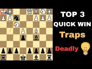 3 Deadly Chess Traps Every Beginner Must Know! (Fishing Pole, Poison Pawn & Lasker Trap).