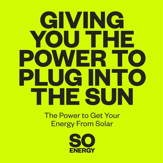 Make the switch to solar with So Energy. Enjoy seamless, hassle-free switching and start saving with clean, renewable energy today! 🌍⚡ | So Energy