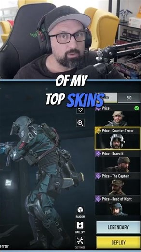 All my Captain Price skins in #CODM