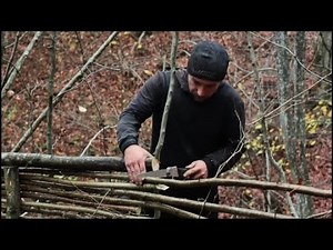 Building a Triangular Jungle Hut | Advanced Wilderness Shelter | Surviving in the Jungle
