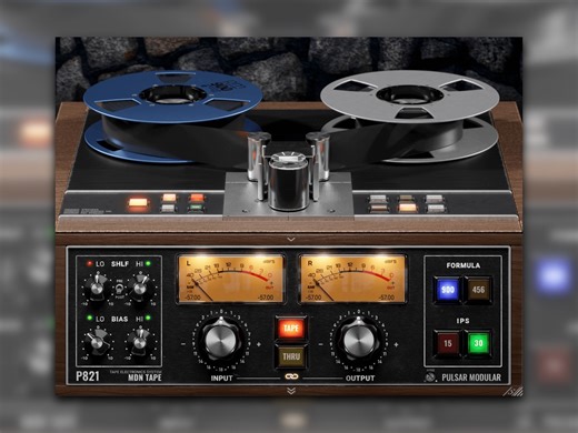 Pulsar Modular P821 MDN, el grabador de cinta Stephens 821 renace en plugin