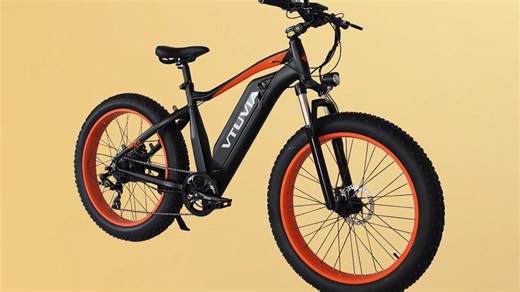 Watch Vtuvia Electric Bike 26" 750W Fat Tire Ebikes for Adults on Amazon Live