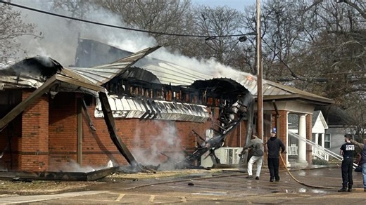 Fire at Tunica First Regional Library