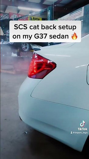 Best G37 exhaust setup! Zero rasp, no drone 🔥 #scs #g37 #g37exhaust #370z #g37sedan #350z #vq