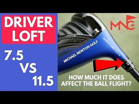How Does Different Driver Lofts Change Ball Flight - 7.5 VS 11.5