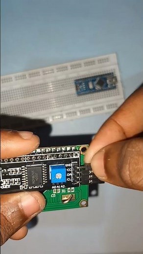 How to use arduino LCD display with I2c module #arduino #lcd #i2c #trendingshorts #funny