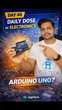Arduino Uno – the most popular microcontroller board for beginners and makers! 💙 #jagstech #Arduino