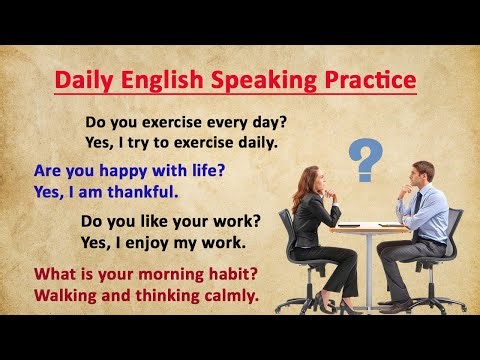 70 Daily English Questions and Answers | Speak English Naturally in Daily Life