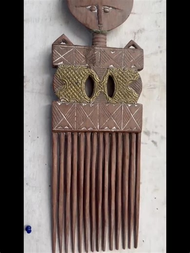 Authentic Ashanti Comb From Ghana - Decorative Ethnic Hair Pick & Wall Art, African Hair Accessory - Etsy UK