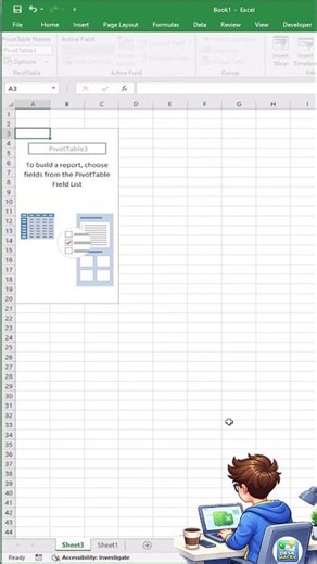 Pivot table in Excel