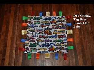 How to Make a Crinkle Taggie Baby Toy