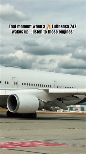 Turn volume UP 🔊 — Queen of the Skies coming alive! #airplane #aviation #fyp