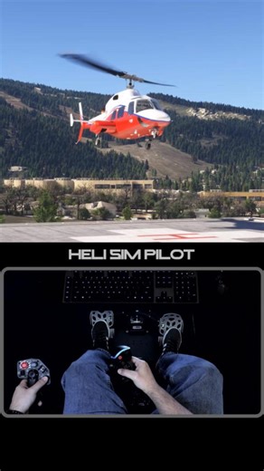 Heli Sim Pilot on Instagram: "222 Landing at Aspen Medical Center 🚁💨"