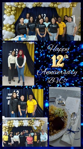 𝐇𝐚𝐩𝐩𝐲 𝟏𝟐𝐭𝐡 𝐀𝐧𝐧𝐢𝐯𝐞𝐫𝐬𝐚𝐫𝐲, 𝐁𝐕𝐂! 🎉💙 This past Friday, we celebrated our 12th anniversary, and it truly filled our hearts. The moment we gathered, you could feel the warmth and connection that make BVC so special. Our lunch, prepared with love, brought everyone together, and seeing the team smile, relax, laugh, and enjoy each other’s company made the day unforgettable. The games added so much joy and excitement. Hearing everyone’s answers, cheering each other on, and sharing 