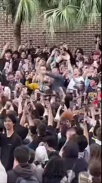 The anonymous Milk Maniac took roughly 30 minutes to complete his full gallon! What a legend!#ucf #ucfknights #campuslife #collegelife | KnightNews.com