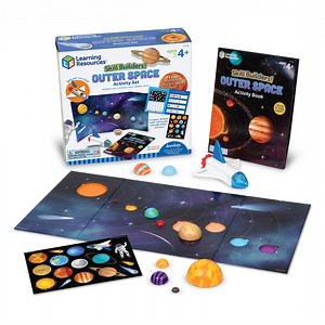 Learning Resources Skill Builders! Outer Space Activity Set , Preschool Science Learning Activities, Ages 4