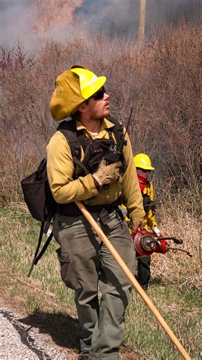 Healthy prairie ecosystem? That's so fire 🔥 Prescribed burns help improve wildlife habitat, control invasive plants, restore and maintain native plants, and reduce wildfire potential. | Iowa Department of Natural Resources