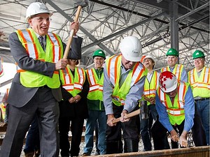 The first spike: Confederation line track construction begins