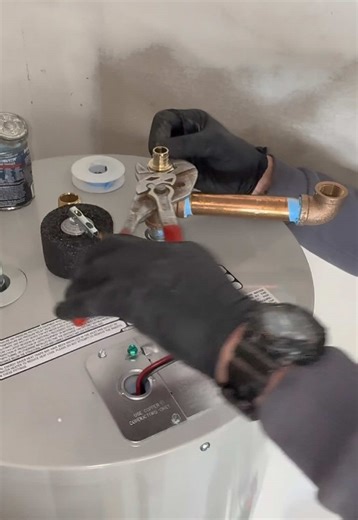 Another Expansion Tank Install #plumber #plumber #waterheater #thermalexpansion #diy