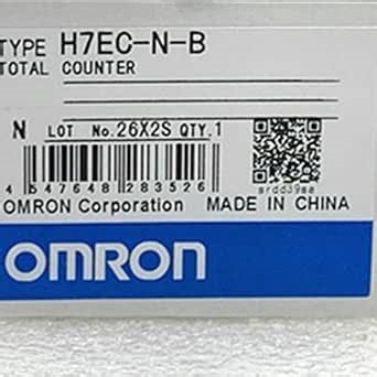 Amazon.com: Compatible con contador total OMRON H7EC-N-B : Industrial y Científico