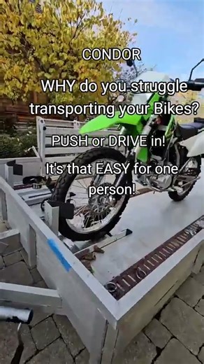 CONDOR Products Wheel Chocks for your Motorcycle Transport #condorproducts #motorcycle #fyp.