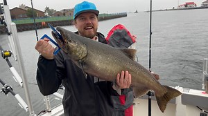 Nick and Andy are in Ludington Michigan for a day of salmon fishing with Reel 2 Reel Outdoors and a Catch & Cook lunch. | MI Playground