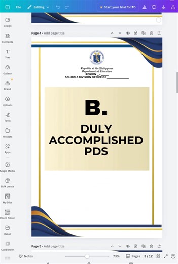 📌 PERTINENT PAPERS FOR TEACHER I APPLICANT – EDITABLE TEMPLATE 📌 Aspiring Teacher I applicants, make your application stress-free and complete! ✨ 📂 Inclusions: ✔️ Cover Page ✔️ Table of Content ✔️ Page Tabbings ✔️ Side Tabbings ✔️ Letter of Intent (Sample) ✔️ PDS 2025 ✔️ Work Experience Sheet ✔️ Omnibus Sworn Statement ✔️ TRF (Sample) ✅ Editable ✅ Follows standard format ✅ Time-saving & beginner-friendly ✅ Reusable and printable 📩 Comment “Item cutie” or send me a PM for price and sample pre