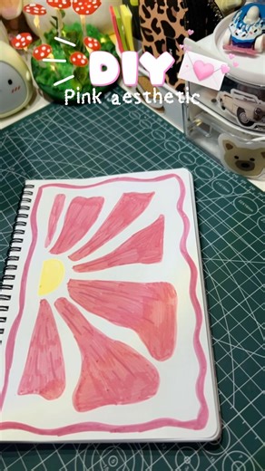 DIY pink aesthetic 🌸🩷🌷 #diycraft #diy #viral #shorts #craft #music