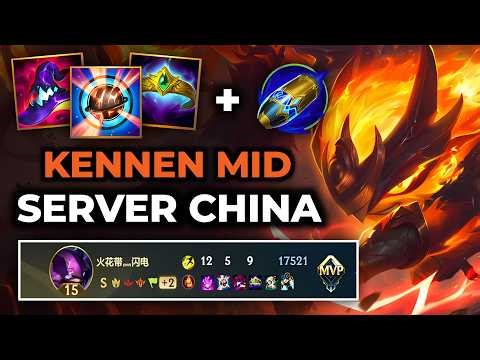 Kennen Wild Rift China - Build Runes Guide Patch 7.0e - Gameplay Kennen Season 20