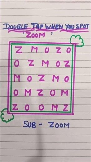 Double tap when you spot zoom 💥 #trending #viral #writing #shorts🎉💕💕