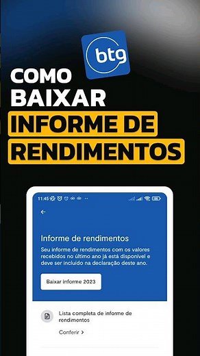 Como BAIXAR INFORME DE RENDIMENTOS no BTG PACTUAL BANKING