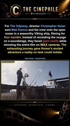 They Took the Epic Into Real Seas #theodyssey #truestory #The Odyssey #Christopher Nolan