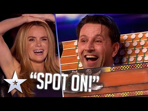Austrian Illusionist with MAGIC Accordion! | Audition | BGT Series 9