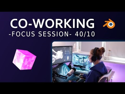 🍅 Blender Co-working • 40/10 Focus • Working on Motorbike