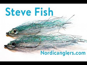 Fly tying "Steve baitfish" Seatrout saltwater fly (Step-by-step tutorial)