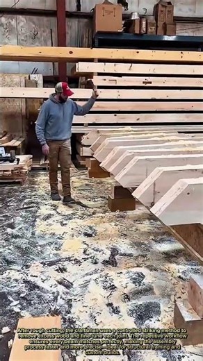 This Timber Framing Hack Is Next-Level 🔨🔥 (Fast, Clean, and Precise!)