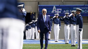 Biden addresses Air Force Academy graduates at commencement ceremony
