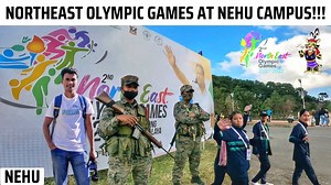 Exploring NEHU Campus Shillong During Northeast Olympic Games 2022 #northeastolympicgames2022 #meghalayaolympic #nehucampus | Dewan Sumon