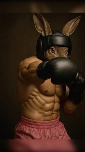 BOXER-WOLF versus BOXER-RABBIT #shorts #edit #shortsviral #music #dance #top #boxing #box #phonk