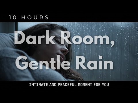 👉 Gentle Rain 10 Hours – Rain Sounds for Sleep, Relax, Focus Woman Sleeping by Window
