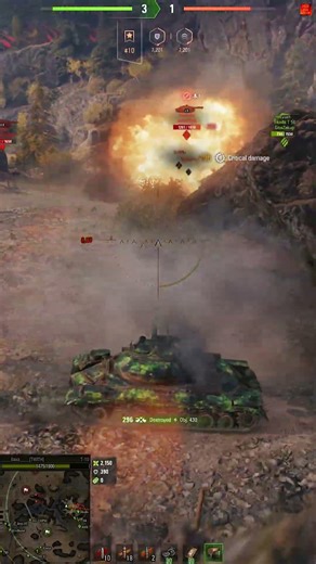 T-10 MONSTER Carry! 9,447 DMG, 9 Kills 🏅 Kolobanov’s Medal | Ultra HD 4K WoT #Shorts 1