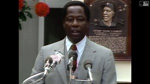 83K views · 9.9K reactions | The legendary Hank Aaron captivated the audience with a heartfelt speech upon his induction to the Hall of Fame. ❤️ | MLB | Facebook