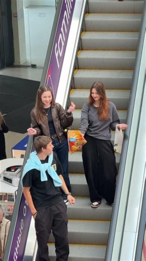 This Escalator Prank Left Everyone Speechless 😲 #AlexEasy #Escalator #Pranks