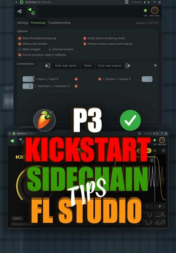 [P3] Thành quả khi Sidechain bằng Kickstart 2 #tutorial #flstudio #windp #sidechain #kickstart