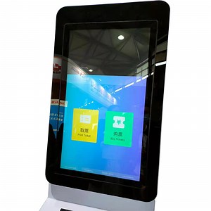 [Hot Item] Smart Ticket Vending Kiosk with Identification Card Qr Code Scanning Ticket Printing