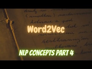 4. Word2vec | NLP Concepts
