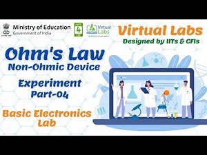 Ohm's Laws for Non Ohmic Device by online simulator | Basic Electronics Virtual Labs