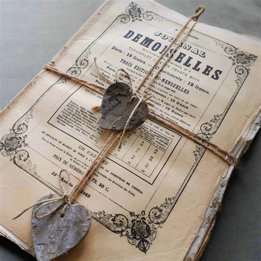 Antique French Ladies Magazine Bundle (1865-1919) - Ephemera for Collage - Etsy