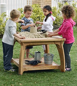 Outdoor sensory play equipment | Outdoor water play tables | Community Playthings