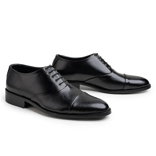 Handmade Men's Oxfords Black Calf Leather Dress Shoes, Toe Cap Brogue Shoe - Etsy